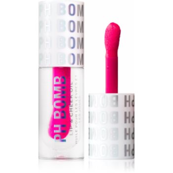 Revolution PH Bomb Lip & Cheek Oil balsam ph auto-colorant buze si obraz - imagine 2